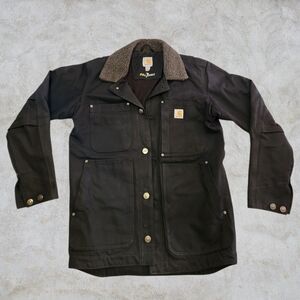 Carhartt Full Swing Chore Coat Men's Field Jacket with Sherpa Collar